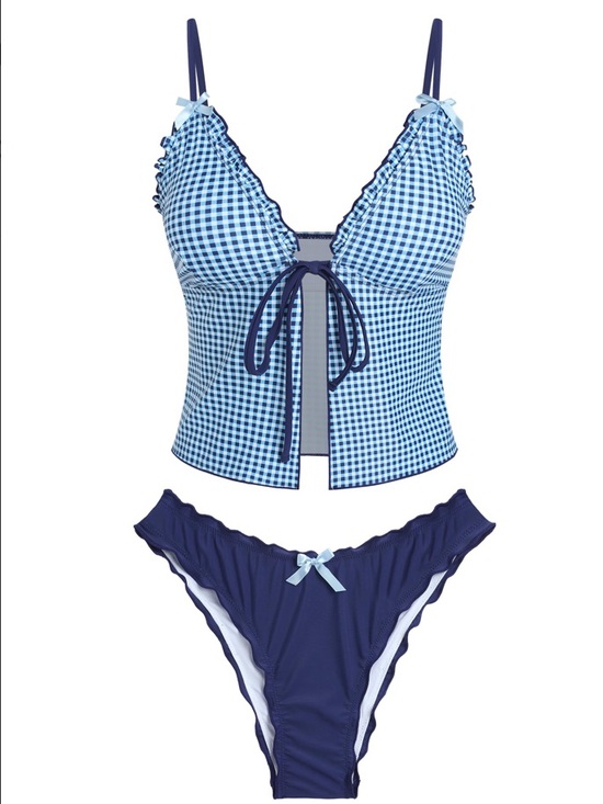 Zaful Other - NWT 🌸ZAFUL Ruffle Tankini Set Woman’s Small
